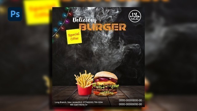 'Food Flyer/Poster Design In Photoshop 2022'