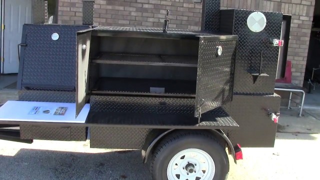 'Back Yard BBQ Smoker Grill Trailer Catering Food Truck Business FOR SALE Atlanta'