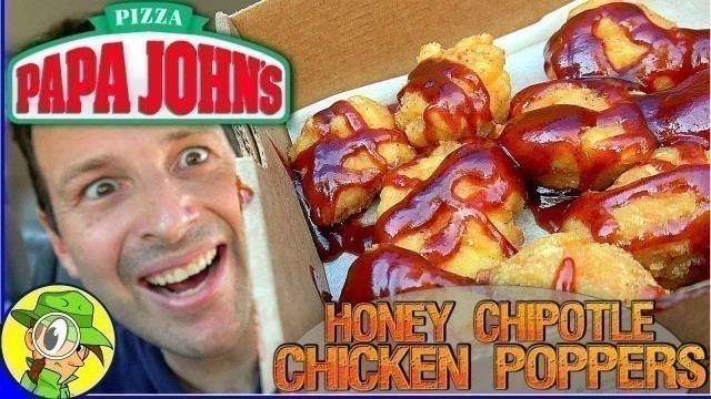 'Papa John\'s® | Honey Chipotle Chicken Poppers | Food Review! 