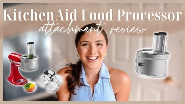 'KitchenAid Food Processor Attachment w Commercial Style Dicing Kit Review & Demo + Hash Brown Recipe'