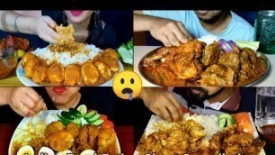 'Mukbangers Eating Indian Food ASMR Compilation l Only Bites l Satisfying Eating Compilation'