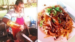 'Mee Goreng Pokok Ceri Since 1945 Bagan Luar Butterworth Penang Street Food Malaysia 北海老字号印度炒面'