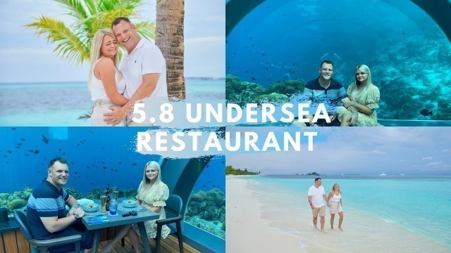 'DAY 6 KUREDU MALDIVES | 5.8 UNDERSEA RESTAURANT AT HURAWAHLI BIRTHDAY MEAL'