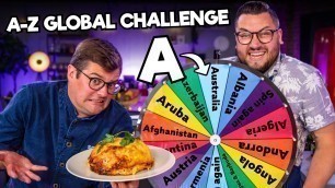 'Chef has to Cook a Global Dish Selected at Random!! | Country beginning with A'