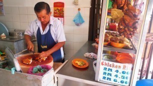 '老味道老伯安顺路鸡饭 Penang Street Food Malaysia Anson Road Old Taste Chicken Rice'