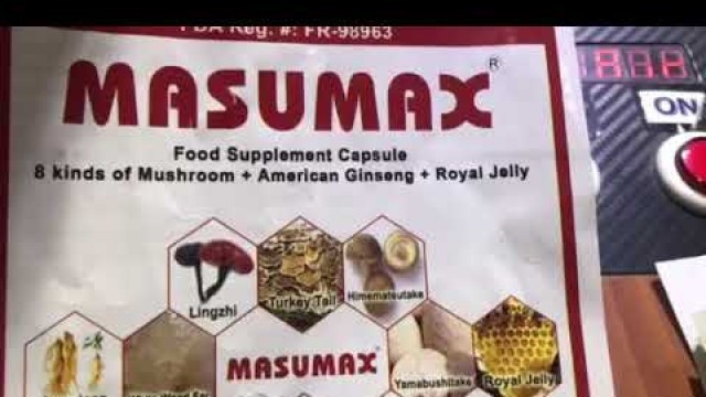 'Vertigo at Masumax Food Supplement'