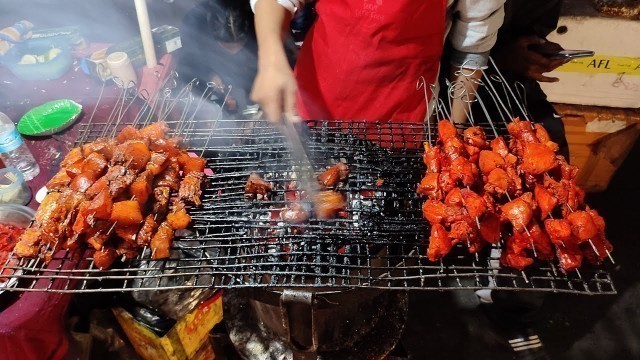 'Delicious Roast Chicken at Police Bazar, Shillong | Indian Street Food'