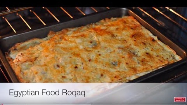 'Egyptian Food Roqaq Recipe'