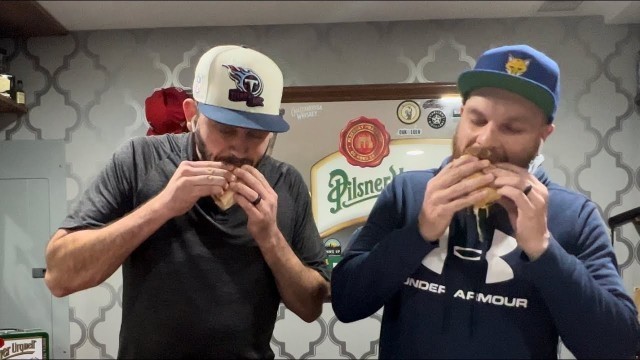 'The Food Dudes try the All-American Beefy Crunch from Jimmy John’s!!!
