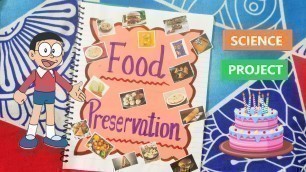 'Science Project File on Food Preservation || Food Preservation School Project'