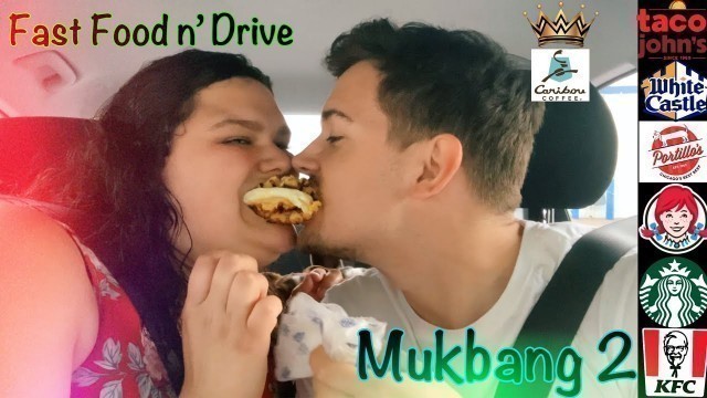 'Fast Food n’ Drive Mukbang 2 | Wendy’s, Starbuck’s, Portillo’s, Taco John’s, KFC, Caribou, & WC |'