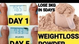 'LOSE 3KG IN 5DAYS - HOMEMADE PROTEIN POWDER TO LOSE WEIGHT FAST IN TAMIL'