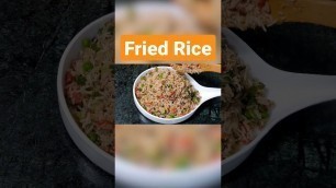 'Fried rice recipe in hindi | Indian rice #cooking #recipes #youtubeshorts #rice #fried #chinese'