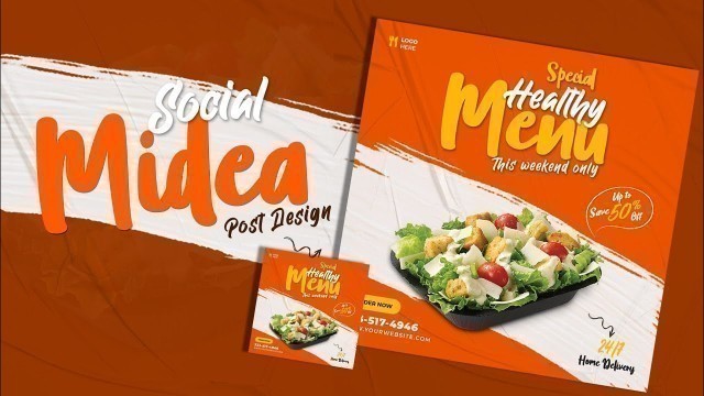 'Food Flyer Design - Photoshop cc | Food post | Graphic zone26'