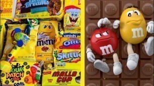 'NEW 101 YUMMY YELLOW SNACKS Butterfinger M&M\'s Chocolate Fant Flyer CHIPS Fast Food 4D Gummies'