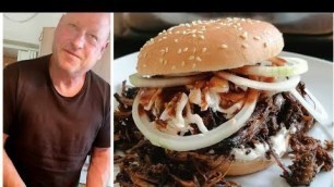 '#1 Foodporn@BSE / Pulled Pork Burger. Thomas Brugger Bogensport Extrem. Archery & Great Food'