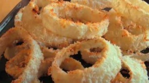 'Oven-Fried Onion Rings aka \"Ovenion Rings\"'