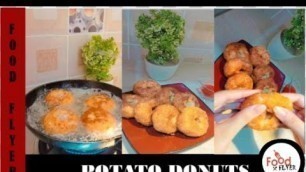 'Potato donuts |  crispy & yummy recipe  by Food Flyer پکاو خاص'