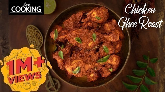 'Chicken Ghee Roast | Mangalorean Chicken Ghee Roast | Chicken Masala | Chicken Gravy Recipes'