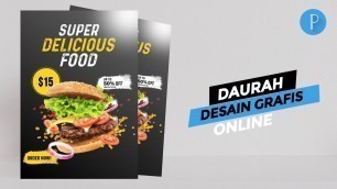 'DAURAH DESAIN GRAFIS ONLINE - Food Flyer'