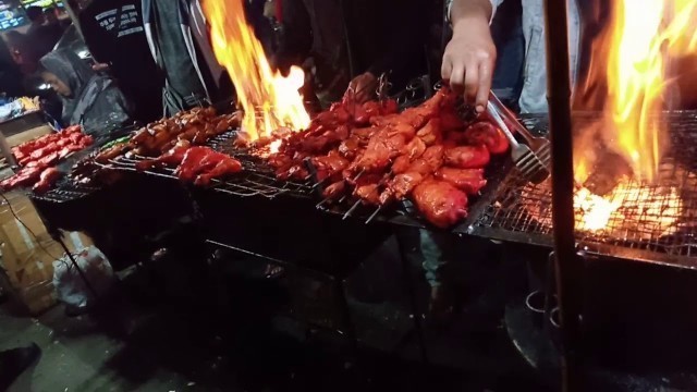 'Shillong Street Food ll roasted pork ll Grilled chicken'