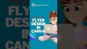 'Food Flyer Design in Canva #shorts #canva #youtubeshorts'