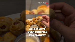 'Crescent Rolls Mini Pigs in a Blanket #shorts'
