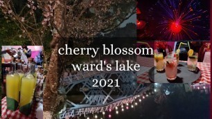 'Cherry blossom Festival || 2021 shillong Wards lake || nightlife ❤ walkthrough'