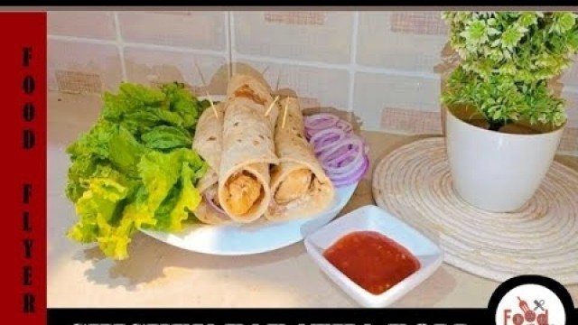 'Chicken Paratha Roll With Special Sauce | food Flyer پکاو  خاص'
