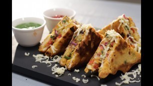'Pudla Sandwich | Snacky Ideas by Amisha Doshi | Sanjeev Kapoor Khazana'