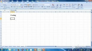 'How to create costing in excel- Explain in Tamil'