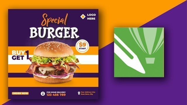 'CorelDraw Tutorial - How to Design Delicious food flyer in CorelDraw'