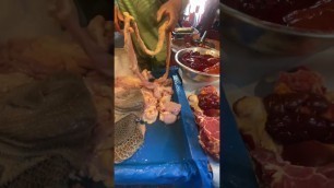 'The biggest meat bazaar in shillong @ meghalaya  iewduh 