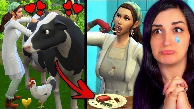 'The Sims 4 ...but I EAT ALL THE ANIMALS'