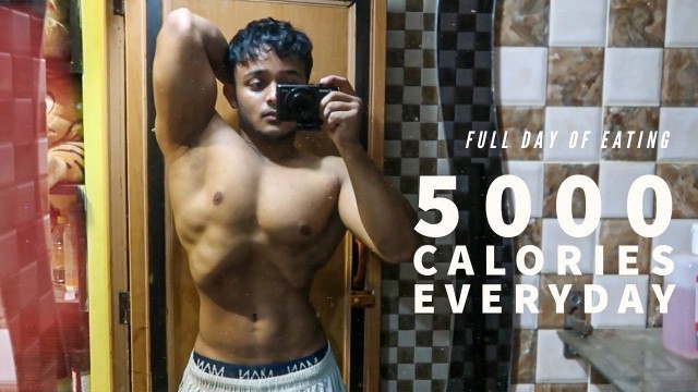 'FULL DAY OF EATING|5000 CALORIES'