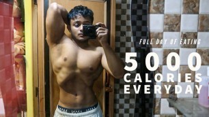 'FULL DAY OF EATING|5000 CALORIES'
