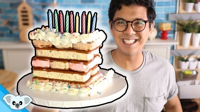 'EASY QUARANTINE BIRTHDAY CAKE | Tiktok Food Hack | Coronavirus Quarantine Cooking vlog  | Koalipops'