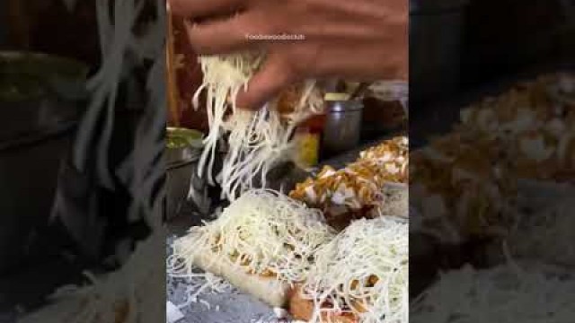 '1000+ calories PANEER CHEESE SANDWICH @ ₹120 | Indian Street food | Ahemdabad'