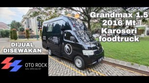 '(TERJUAL) Grandmax 1.5cc 2016 Mt karoseri foodtruck untuk pemula bisnis menjanjikan surabaya'