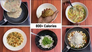 '5 Really Easy Meal Options for Weight Gain / Bulking !! ( 800+ Calories ) 