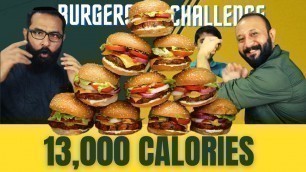 'Spicy 13,000 Calories Burger eating Challenge 