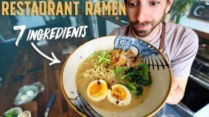 '7 Ingredient Restaurant Style Ramen (Amazing Recipe)'