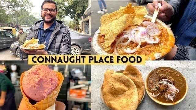 'Connaught place street food | Rajma chawal, Chole bhature and more'
