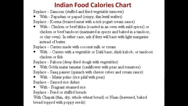 'Indian Food Calories Chart,Calorie Sheet of Common Food Items, Indian food calories chart'
