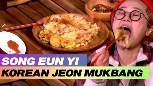 'Songeunyi K-food Korean jeon MUKBANG