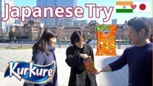 'Japanese People Try KURKURE for the First Time!!'