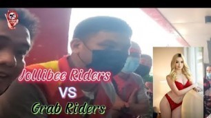 'Nagkainitan Jollibee Riders vs Grab Riders'