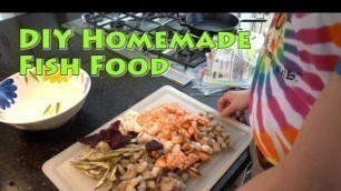 'DIY Homemade Fish Food'