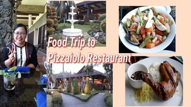 'Food Trip to Pizzaiolo Restaurant at Waterfront Insular Hotel, Davao City'