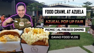 'Picnic at Azuela Cove Davao | Azuela\'s Pop Up Food Fair | Food Crawl at Azeula | Davao Food Vlog'